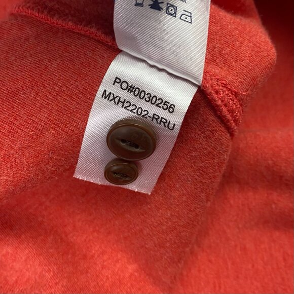 Faherty Brushed Alpine Knit Flannel Shirt Men's XXL Rust Heather Button Up Down - Picture 7 of 13